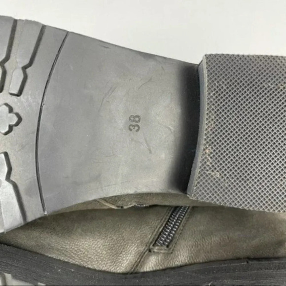 NEW Antelope Leather/Suede Ankle Boots Sz 38 - Picture 9 of 9